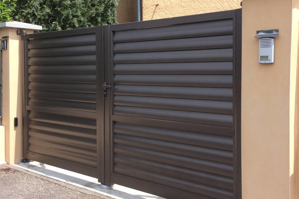 portail moderne claire voie