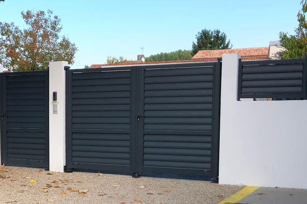 portail aluminium tout claire-voie