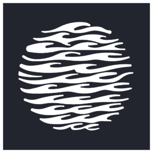 decoration portail vagues