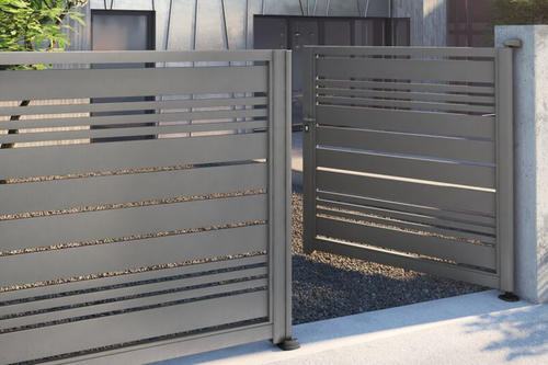 portail battant barreaux horizontaux