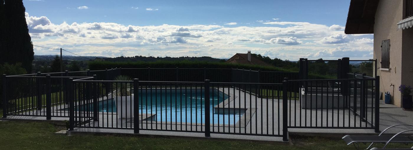 Clôtures de Piscines en Aluminium