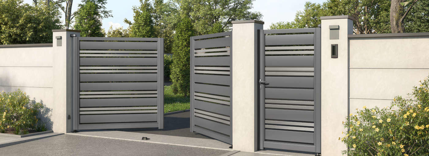 portai battant moderne aluminium