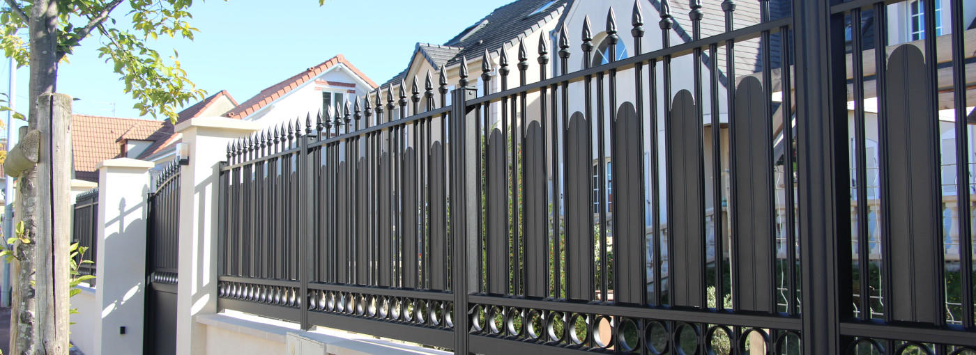 cloture festons aluminium