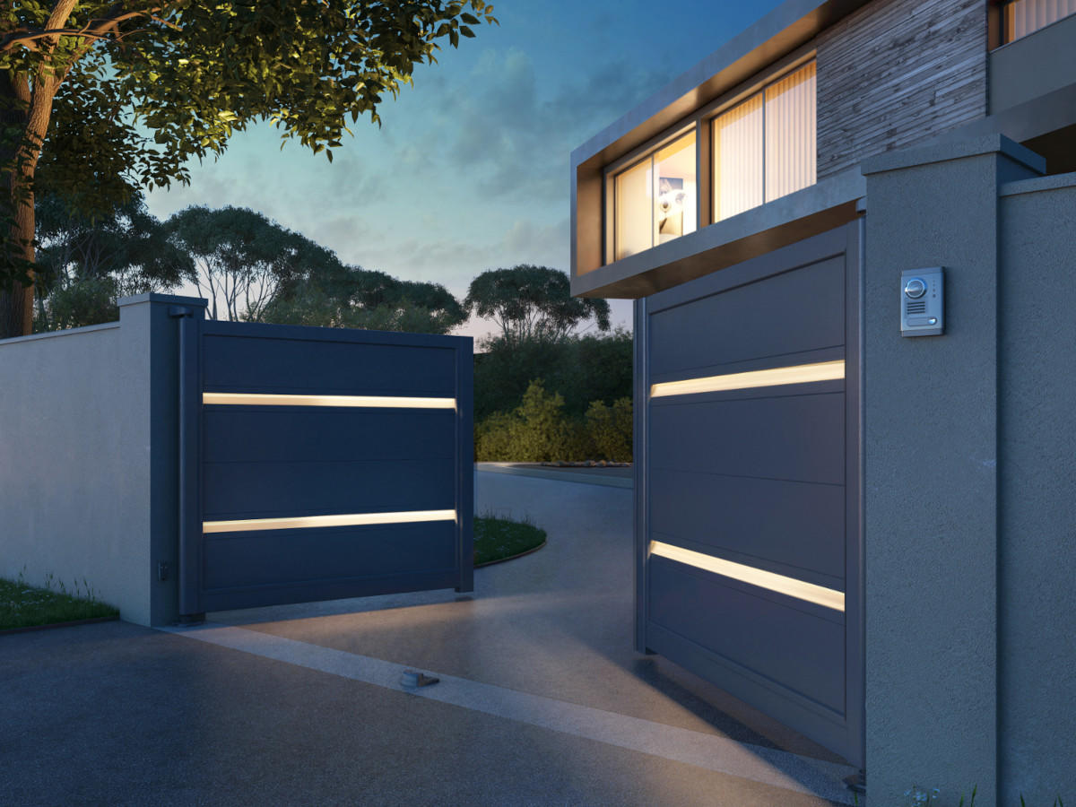 portail-bandeau-eclairage-led