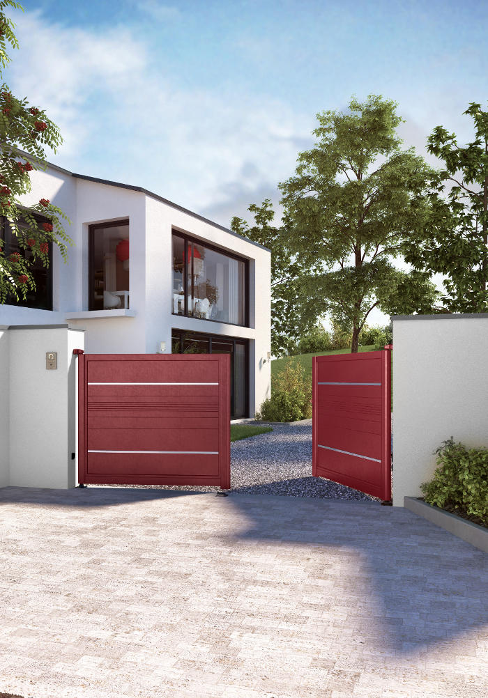 kapitol portail battant moderne decors alu